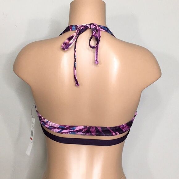 Carmen Marc Valvo purple bikini top. NWT - Picture 6 of 9